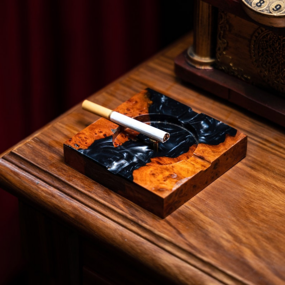 Timber Vintage Epoxy Ashtray