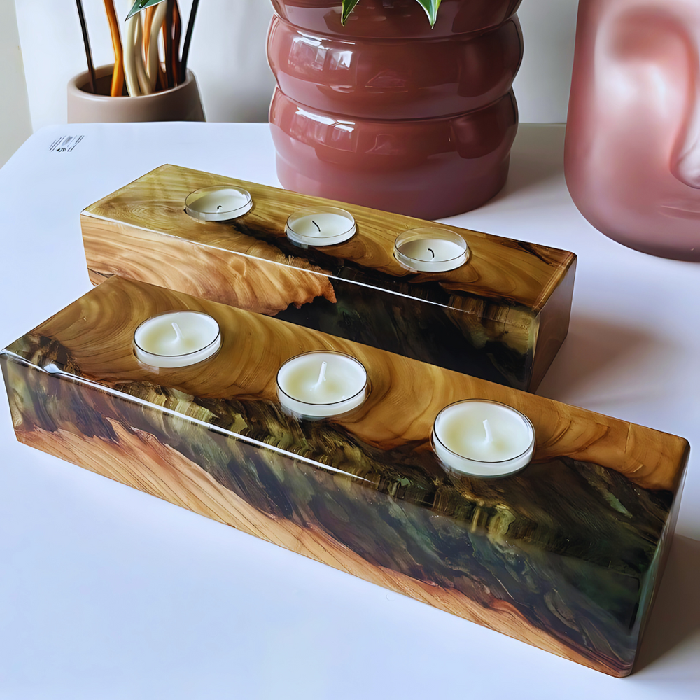 Epoxy Candlestick Holder