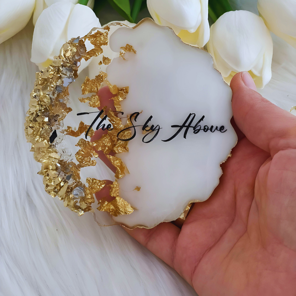 Translucent Epoxy Resin Coasters