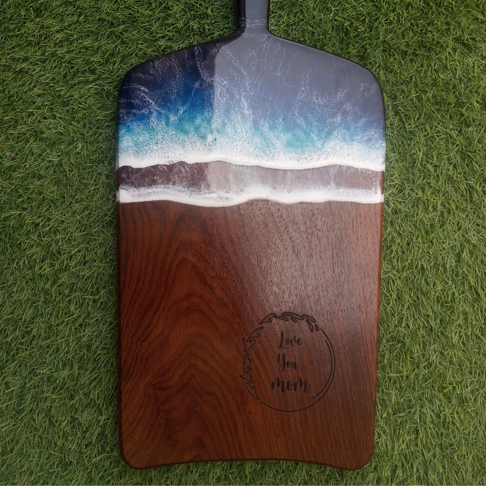 Engraved Epoxy Cutting Board