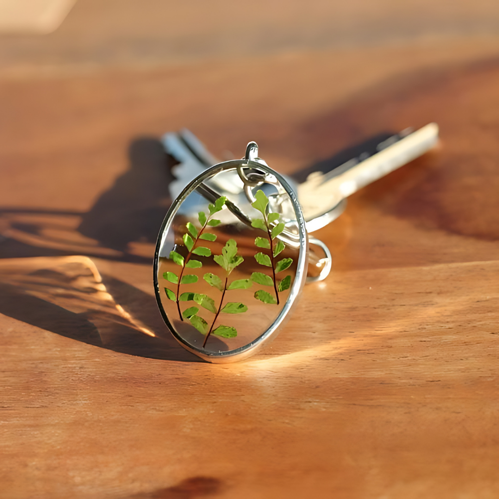 Botanical Resin Keyring