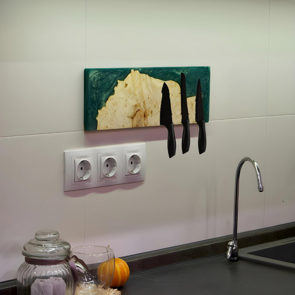 Green Epoxy Knife Holder