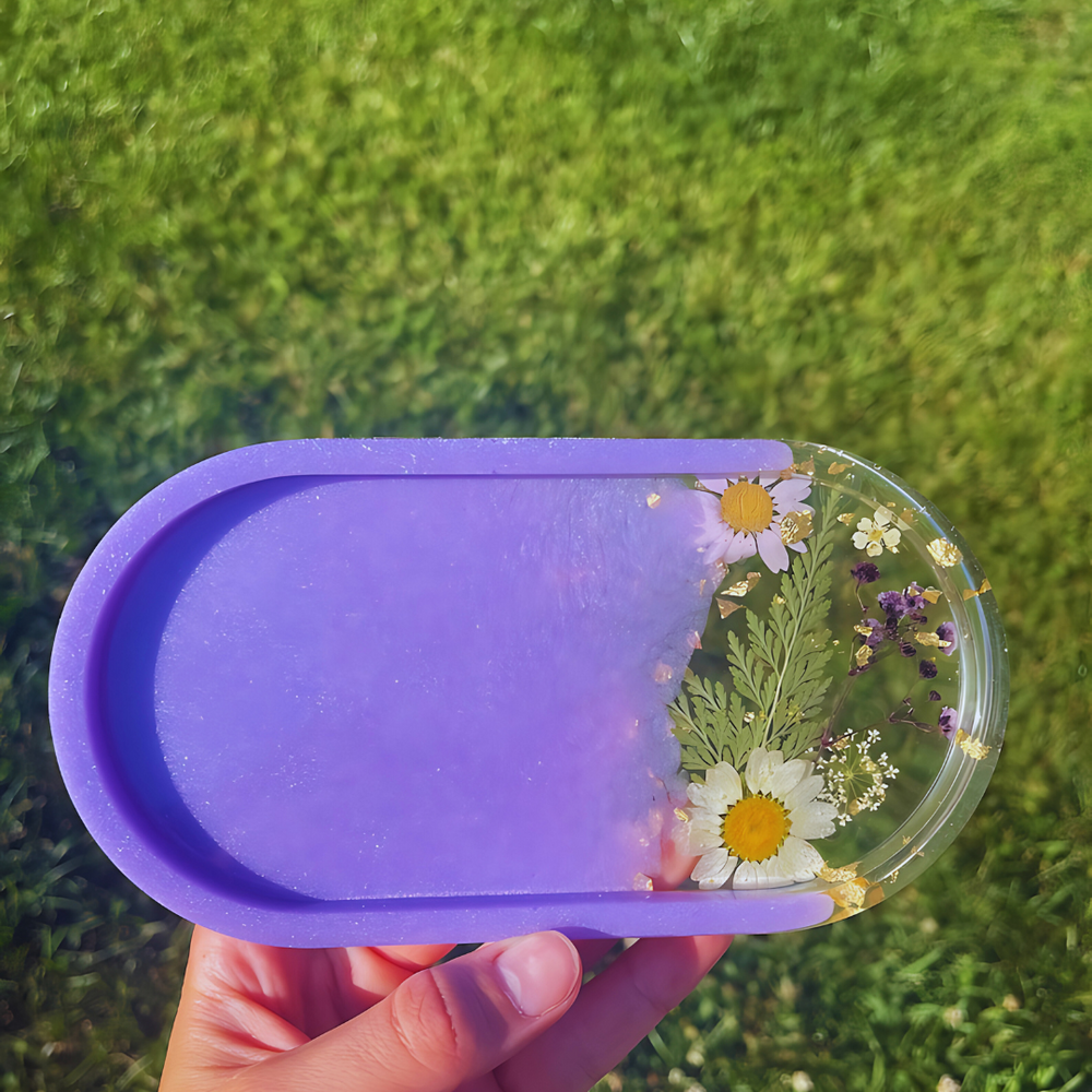 Flower Perfection Resin Tray