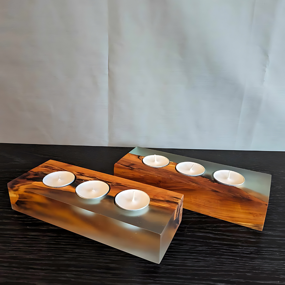 Custom Epoxy Candle Holder
