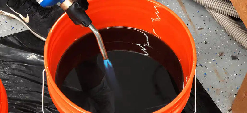 Torching Epoxy Resin