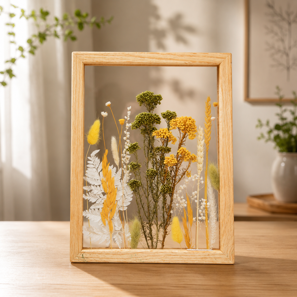 Preserved Plants and Epoxy Resin Frame