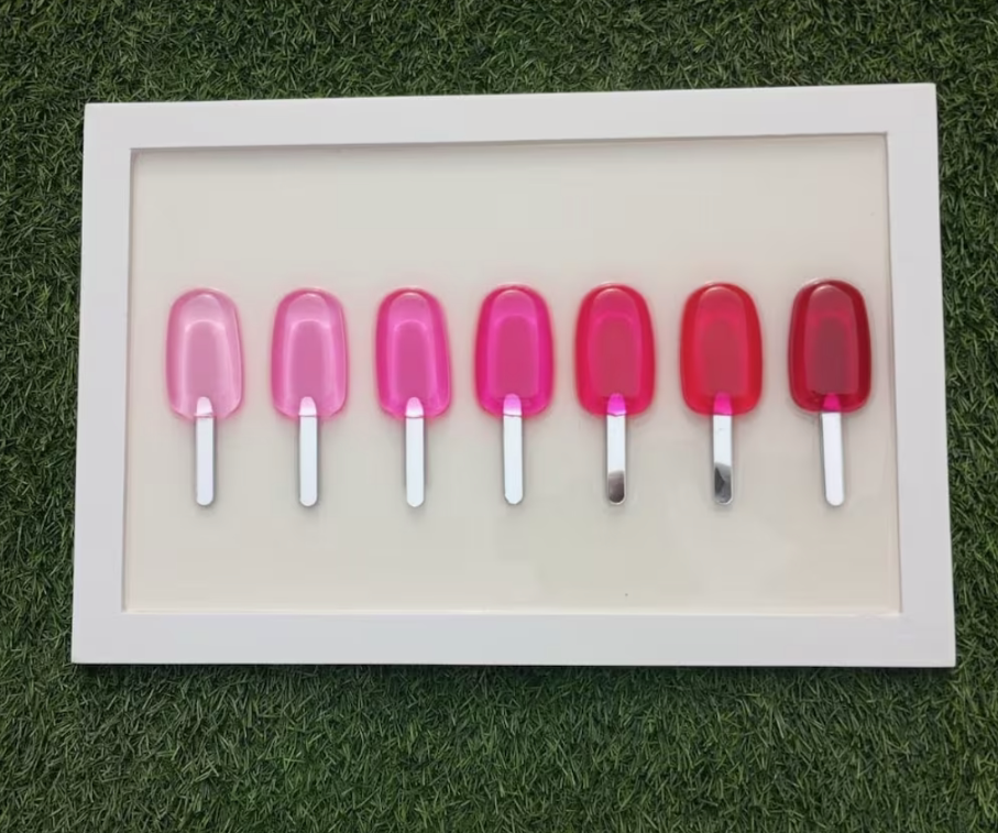 Epoxy Popsicles for Dale Bicker -ColorfullArt