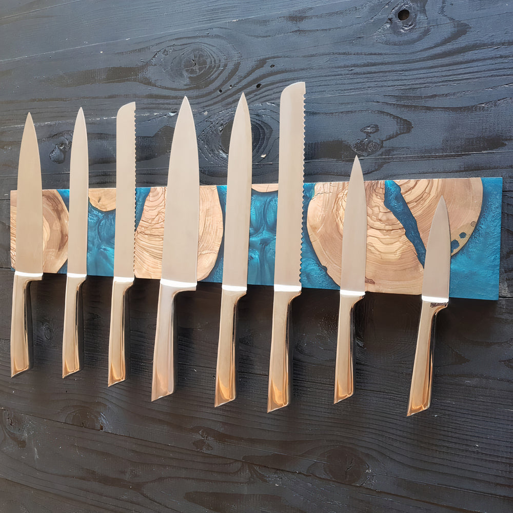 Magnetic Epoxy Knife Rack