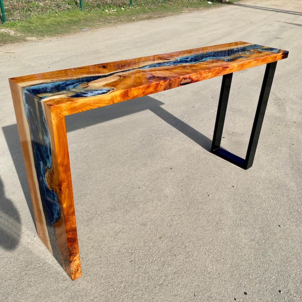 River Waterfall Console Table
