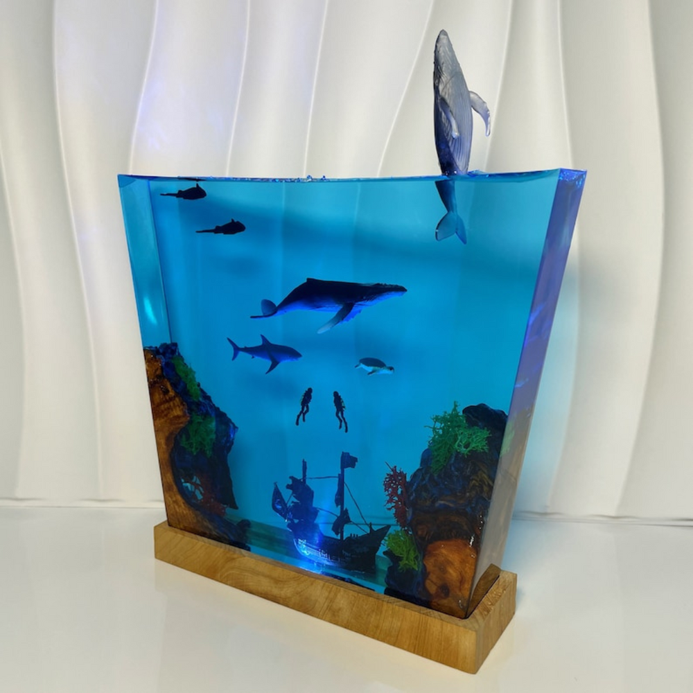 Large Epoxy Lamp