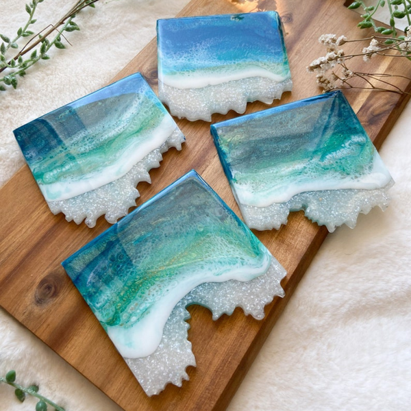 Ocean Resin Coasters