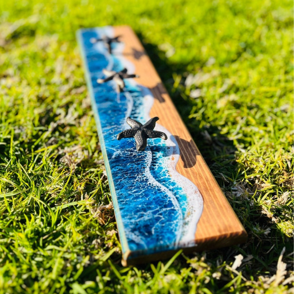 Resin Ocean Wave Wall Hook