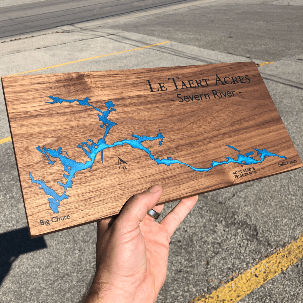 Custom Epoxy Lake Board