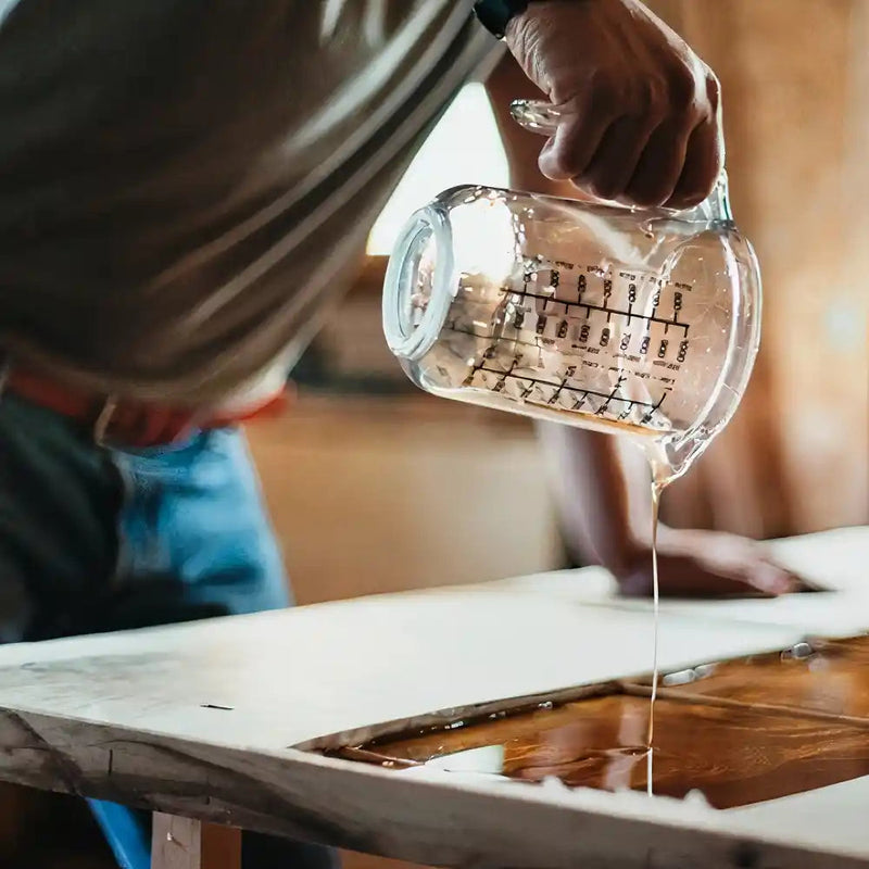 Pouring Epoxy Resin