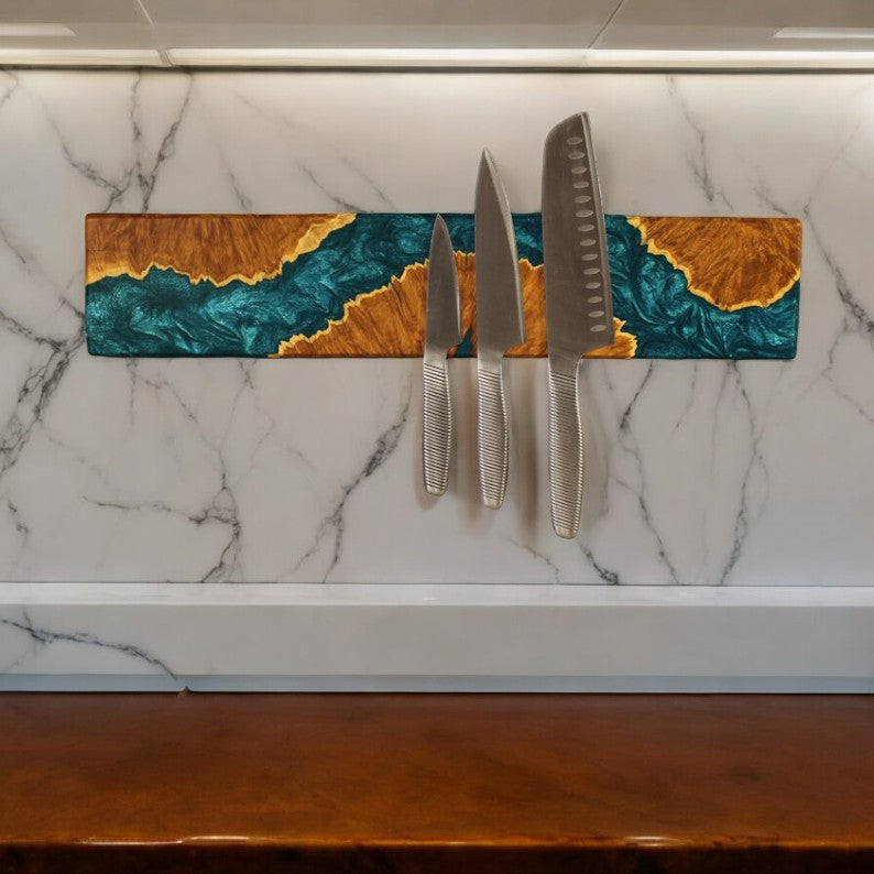 Handmade Epoxy Magnetic Knife Holder