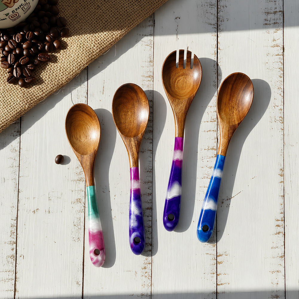 Epoxy spoon inspired by the Sea