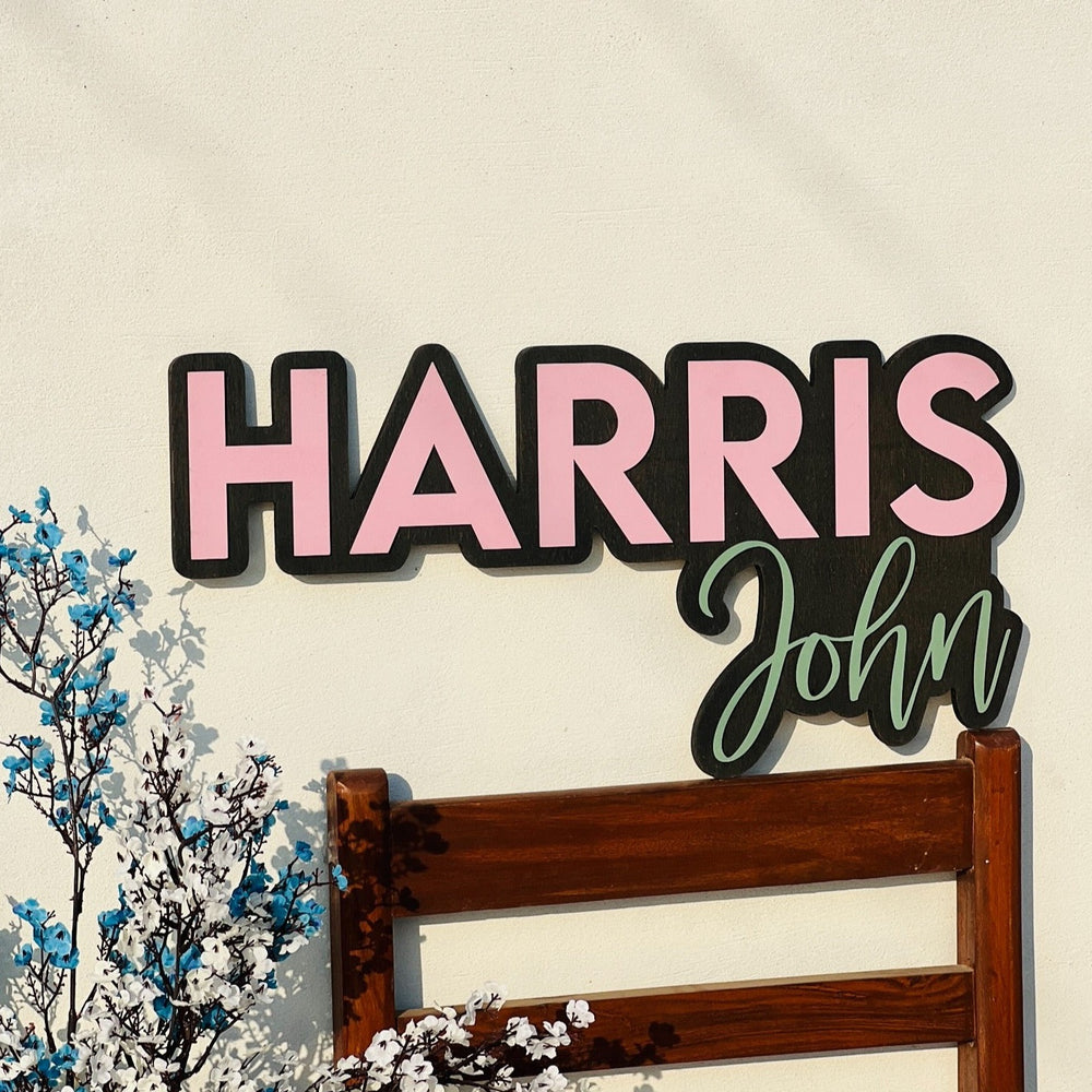Custom Wooden Bubble Sign