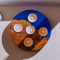 Handmade Epoxy Tea Light Holder thumbnail