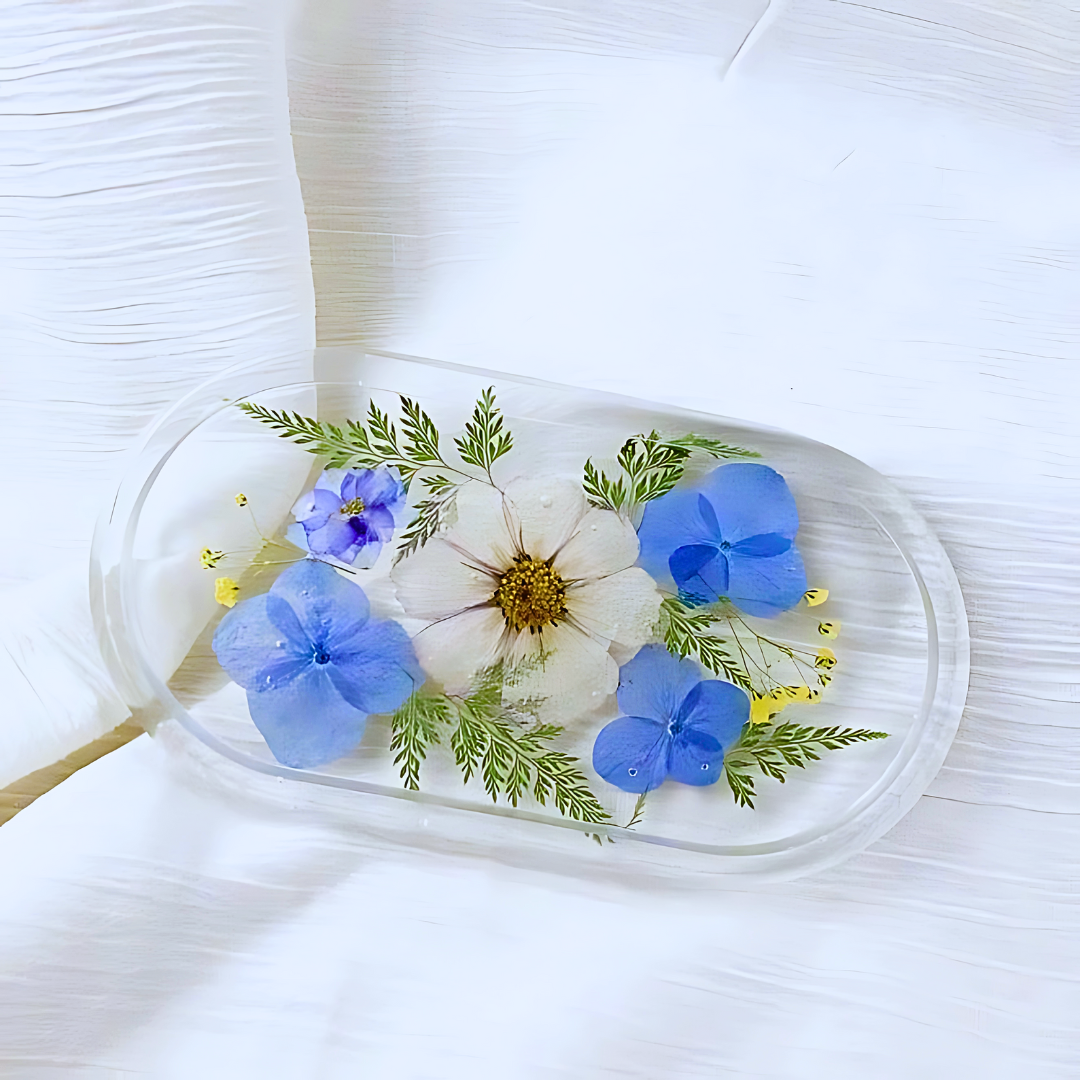Enchanted Garden Epoxy Tray