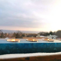 Rustic Resin Tea Light Holder thumbnail