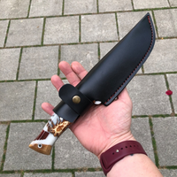 Milky Epoxy & Olive Wood Knife Handle thumbnail
