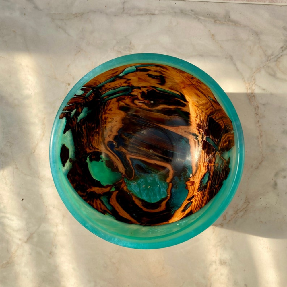 Woodland Harmony Resin Bowl
