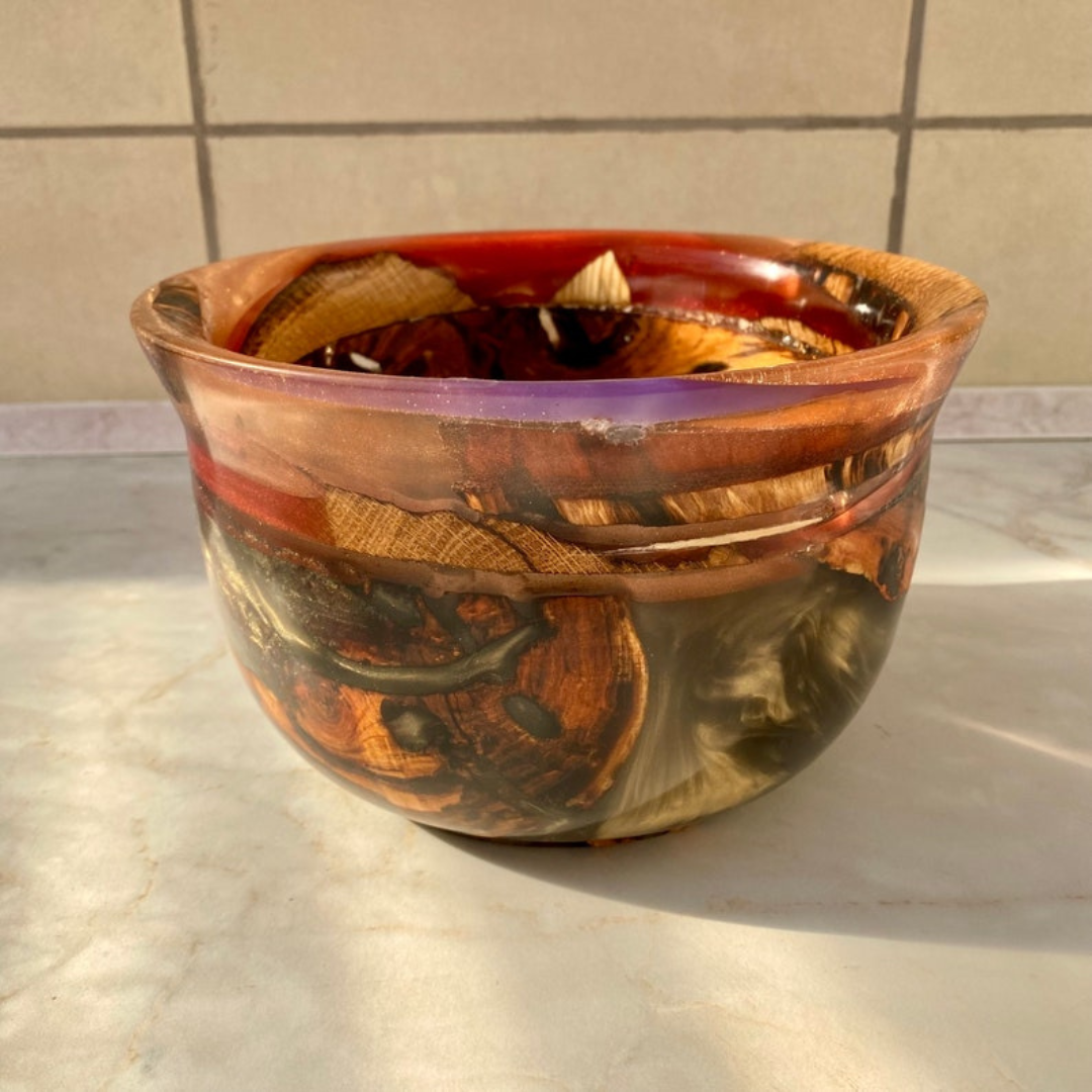 Woodland Harmony Resin Bowl