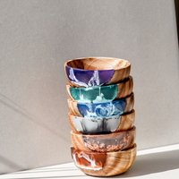 Ocean Breeze Blue Epoxy Dip Bowls thumbnail