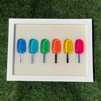 Resin Rainbow Popsicle Wall Art thumbnail