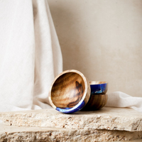 Ocean Breeze Blue Epoxy Dip Bowls thumbnail