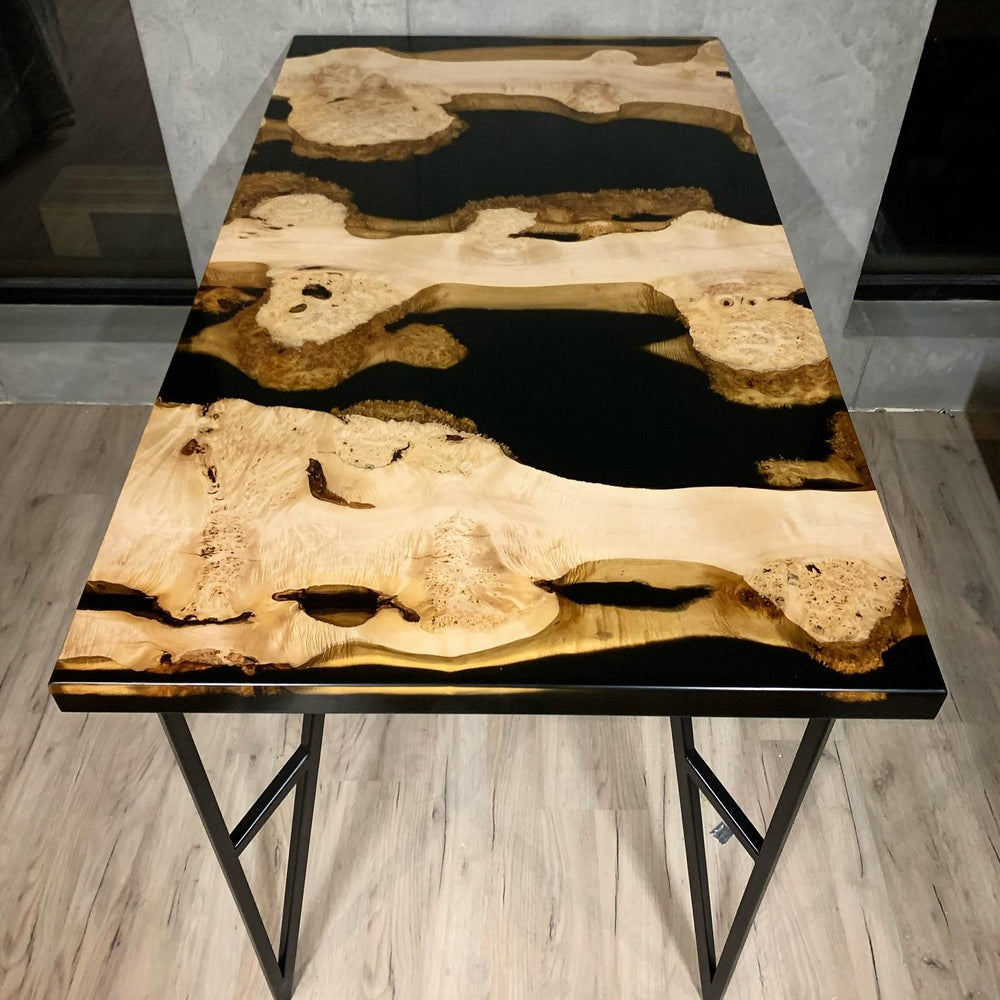 Handmade Live Edge Epoxy Resin Table