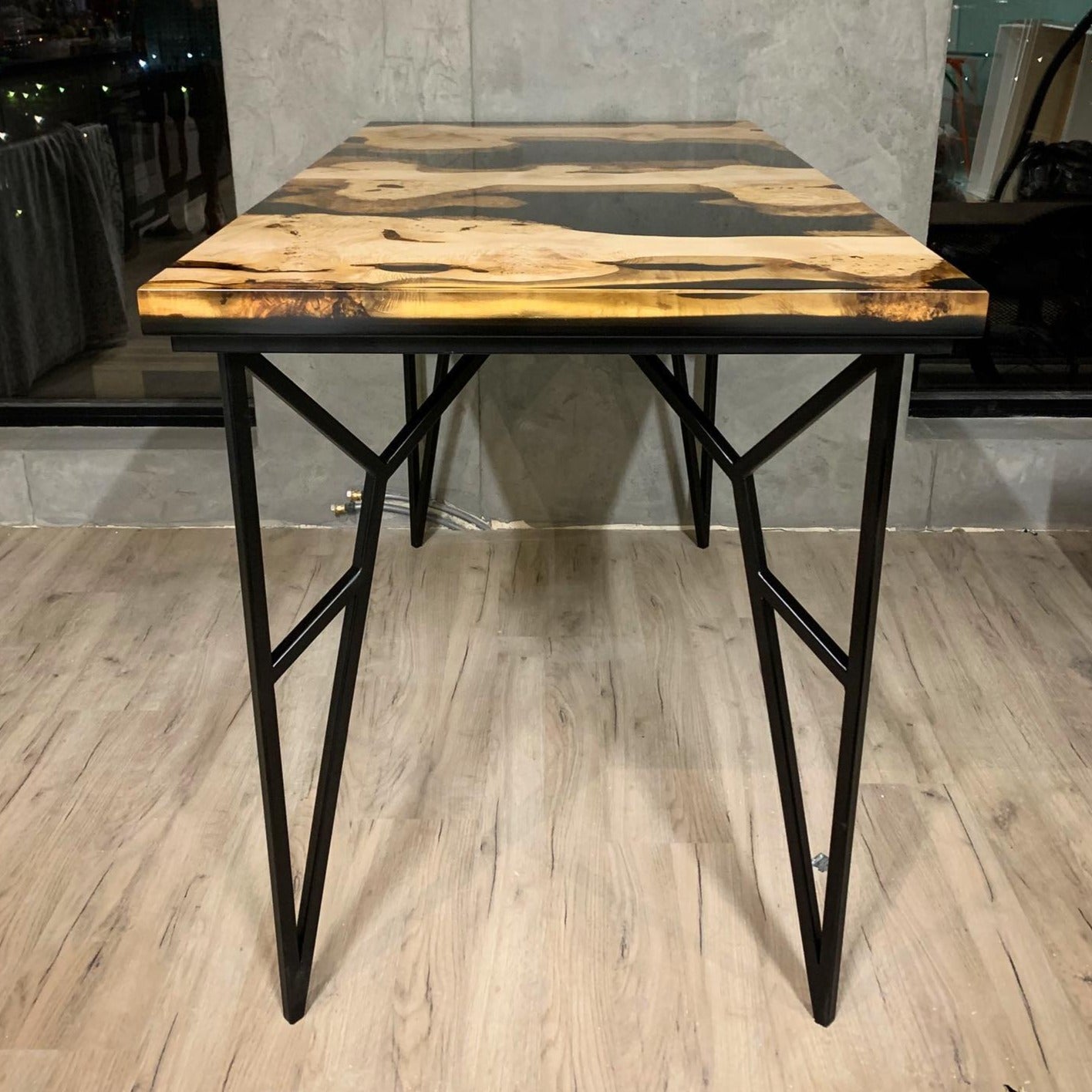 Handmade Live Edge Epoxy Resin Table