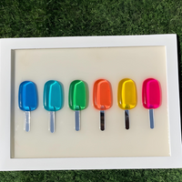 Resin Rainbow Popsicle Wall Art thumbnail