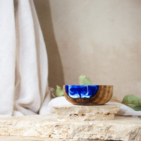 Ocean Breeze Blue Epoxy Dip Bowls thumbnail