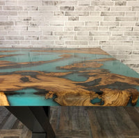 Epoxy Resin Dining Table thumbnail