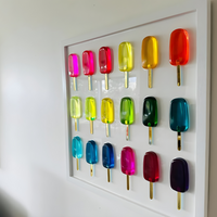 Ice Cream Shape Resin Popsicle wall Art thumbnail