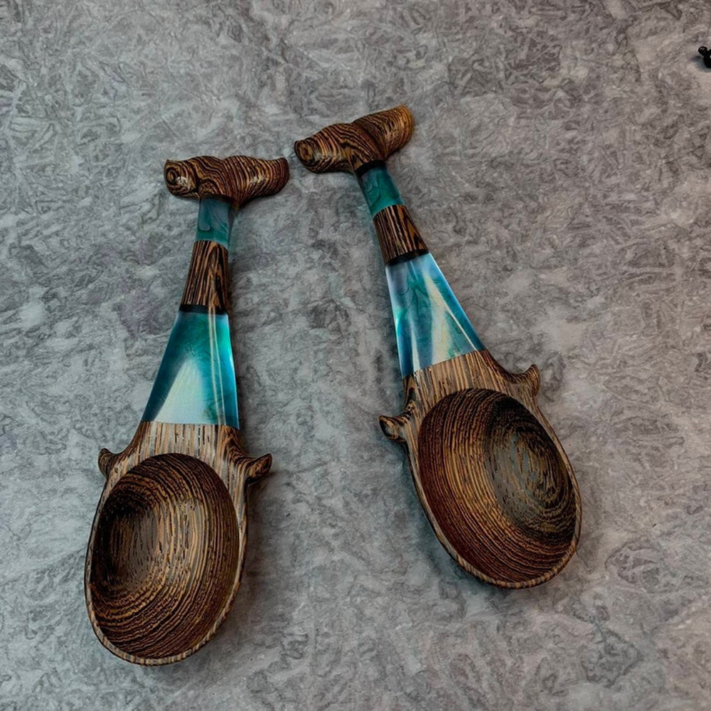 Fish shape Epoxy Spoons