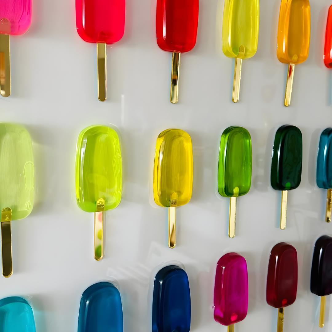 Ice Cream Shape Resin Popsicle wall Art