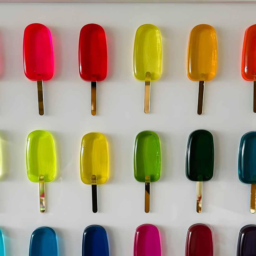Ice Cream Shape Resin Popsicle wall Art