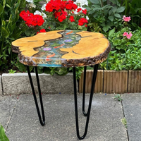 Rustic Koi Fish Epoxy Table thumbnail