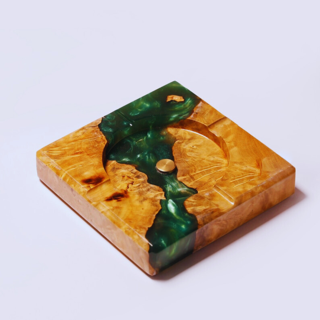 Timber Vintage Epoxy Ashtray