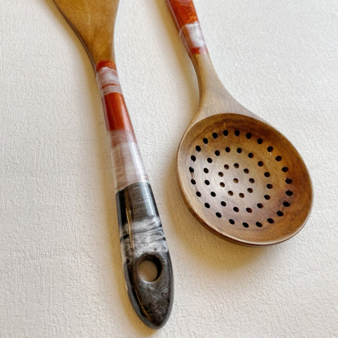 Epoxy spoon inspired by the Sea
