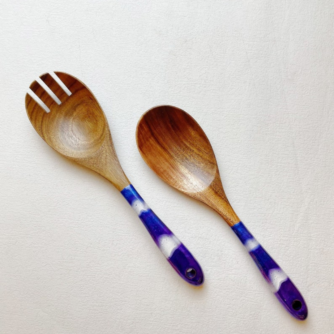 Epoxy spoon inspired by the Sea