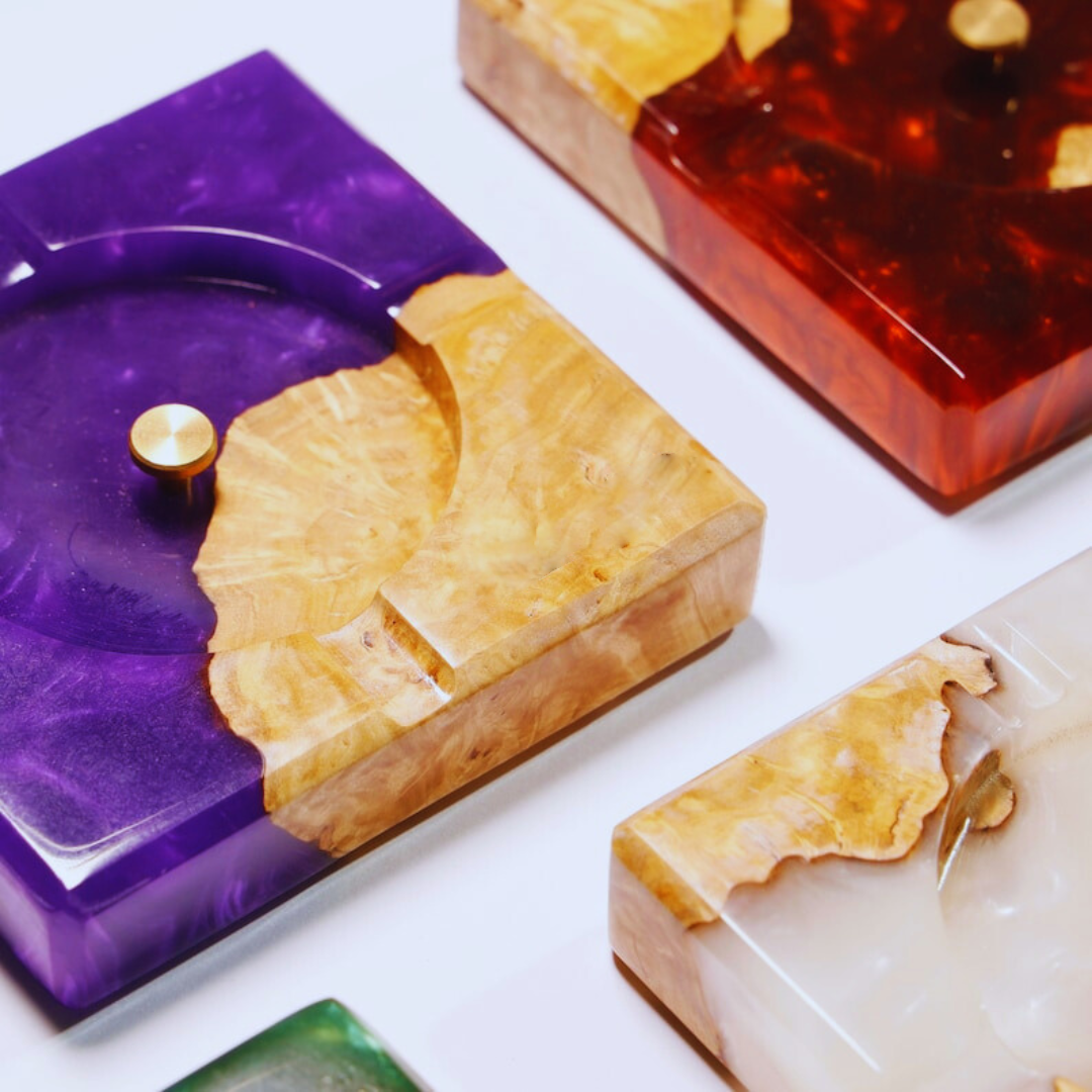Timber Vintage Epoxy Ashtray