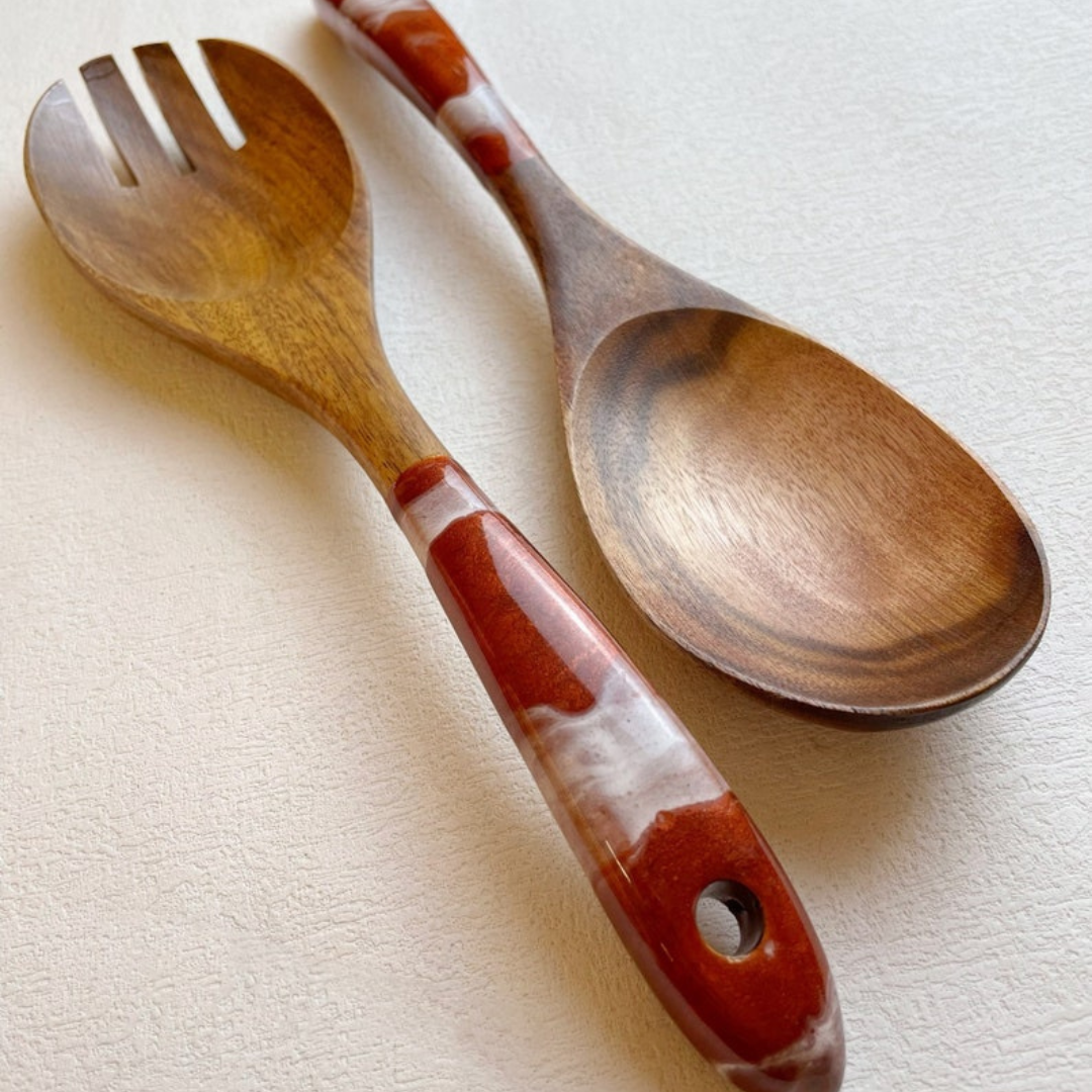 Epoxy spoon inspired by the Sea