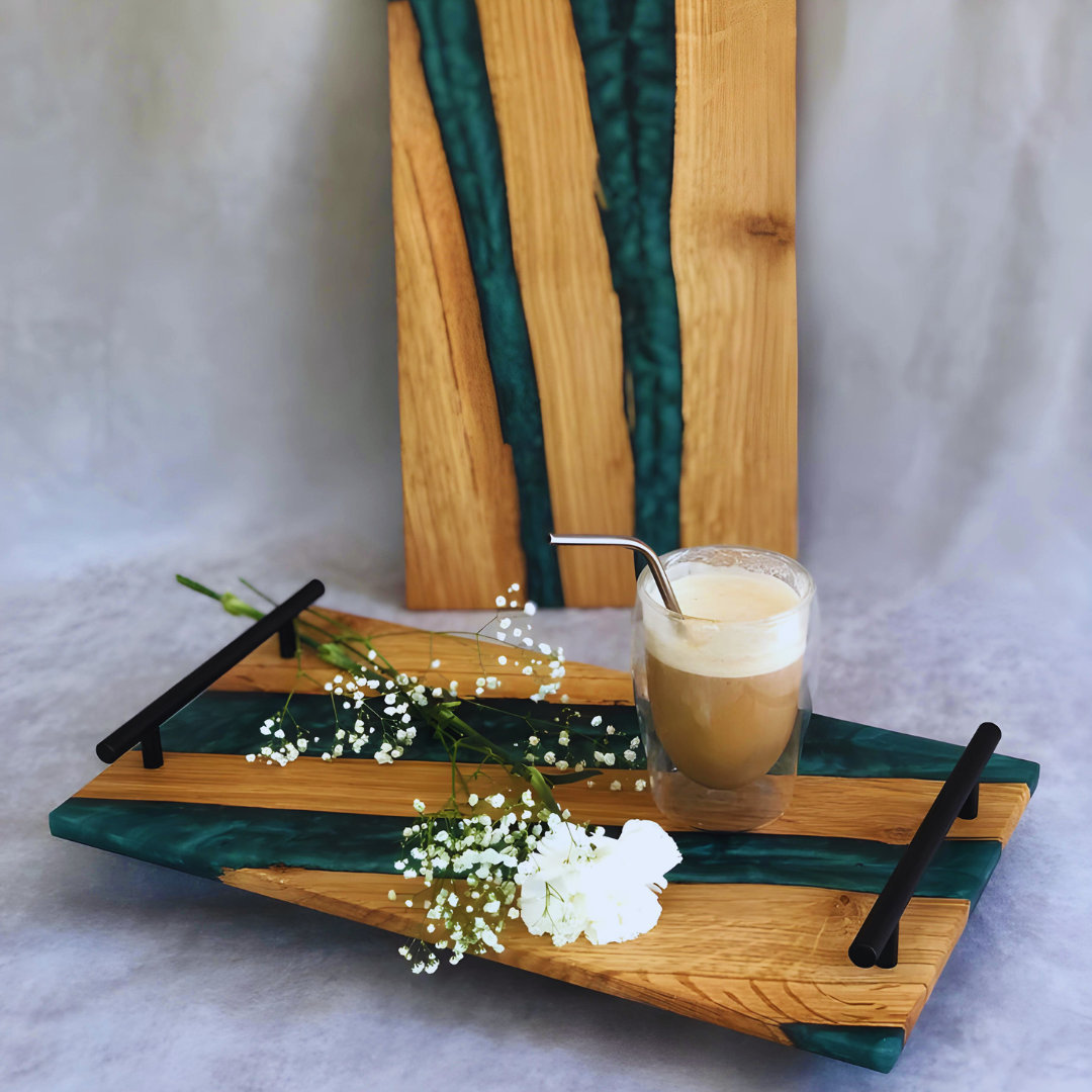 Wooden Epoxy Cutting Board