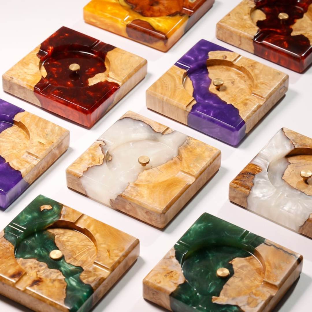 Timber Vintage Epoxy Ashtray