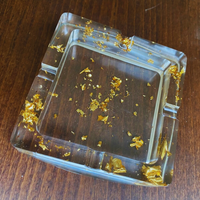 Pristine Glass-Look Resin Ashtray thumbnail