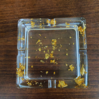 Pristine Glass-Look Resin Ashtray thumbnail