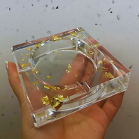Pristine Glass-Look Resin Ashtray thumbnail